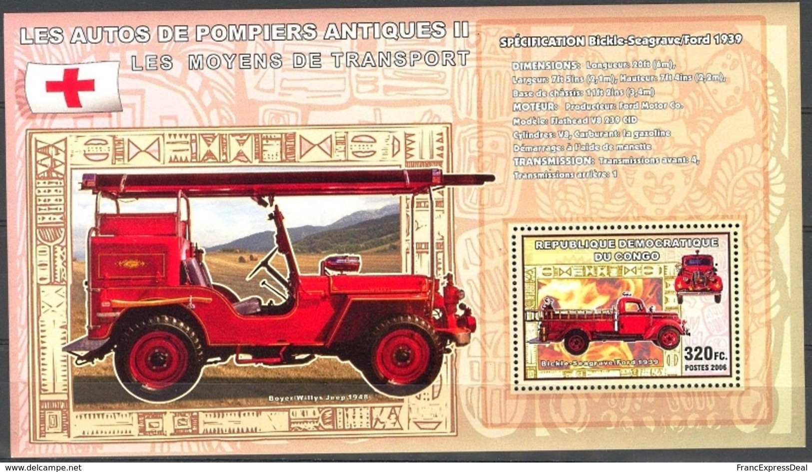 Lot 9 - DESTOCKAGE ! - Camions De Pompiers Fire Fighters Fire Trucks - Sapeurs-Pompiers