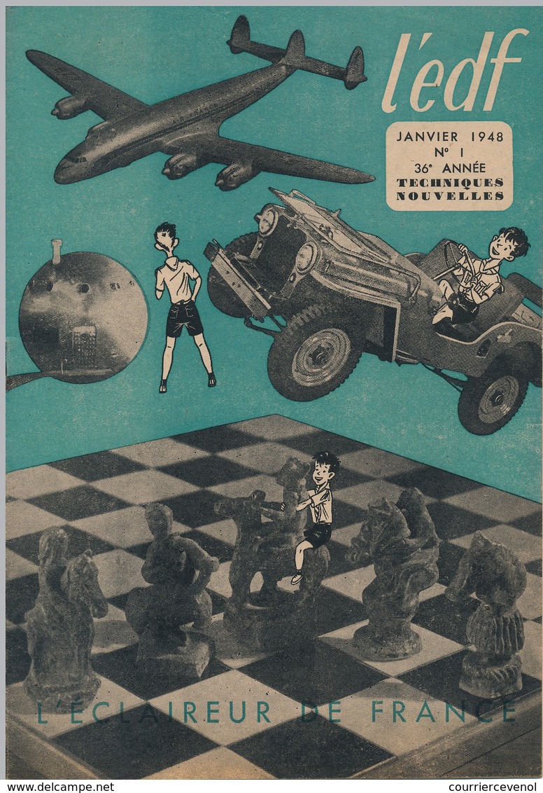 SCOUTISME - 2 Numéros De L'EDF (Eclaireur De France) - Janvier - Février 1948 - Scoutisme