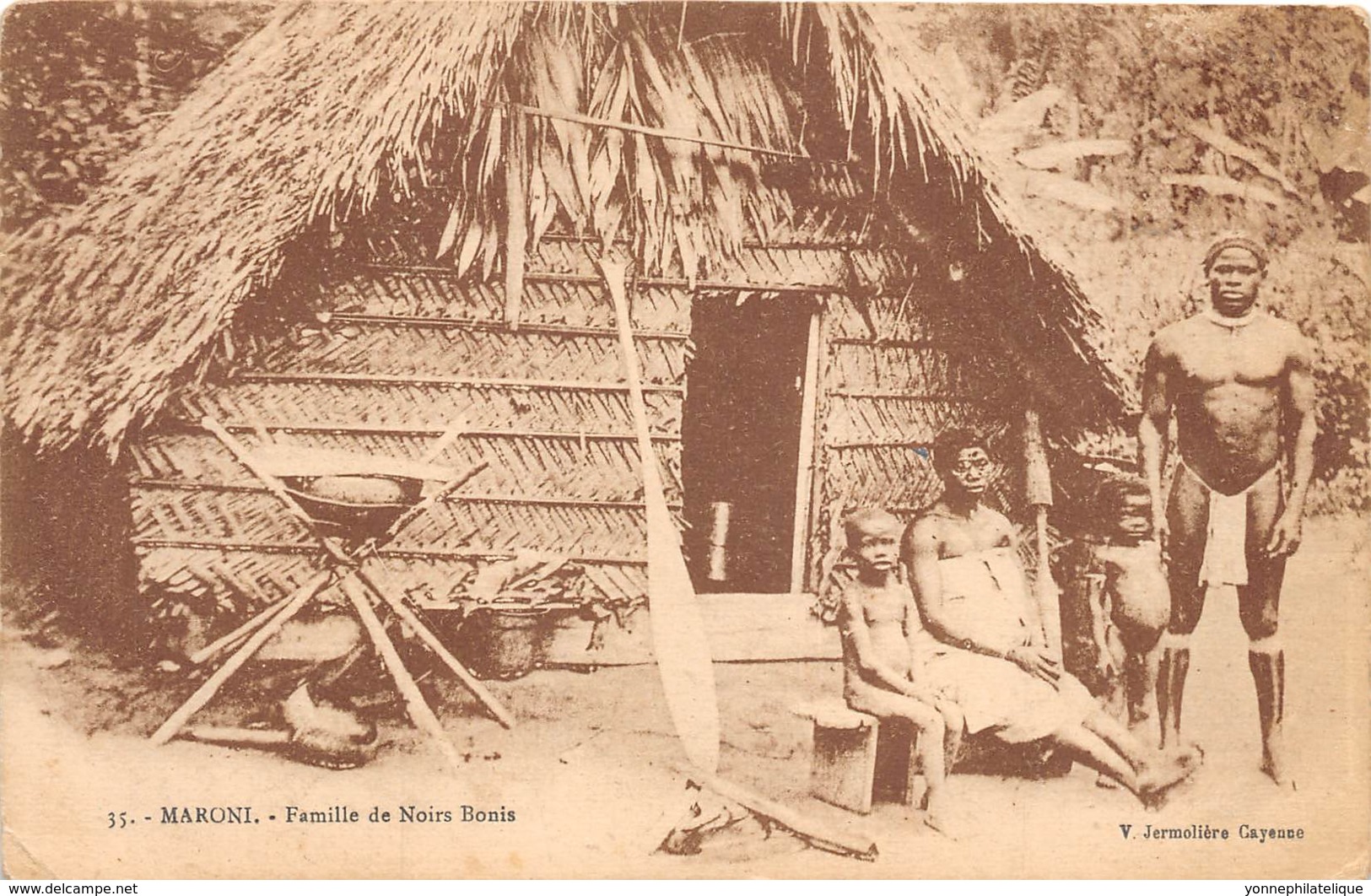 Guyane - Saint Laurent Du Maroni / 01 - Famille De Noirs Bonis - Saint Laurent Du Maroni