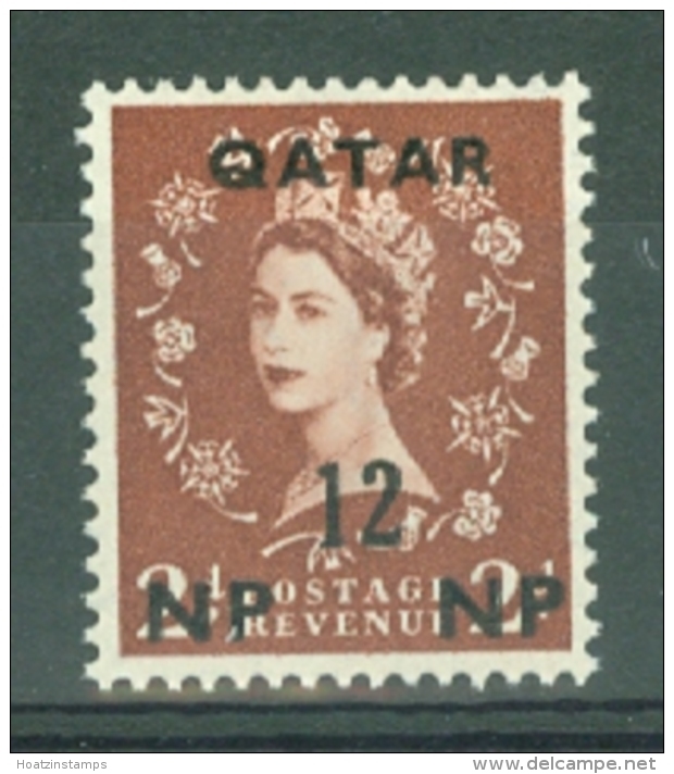 Qatar: 1957/59   QE II    SG5   12n.p. On 2d    MH - Qatar