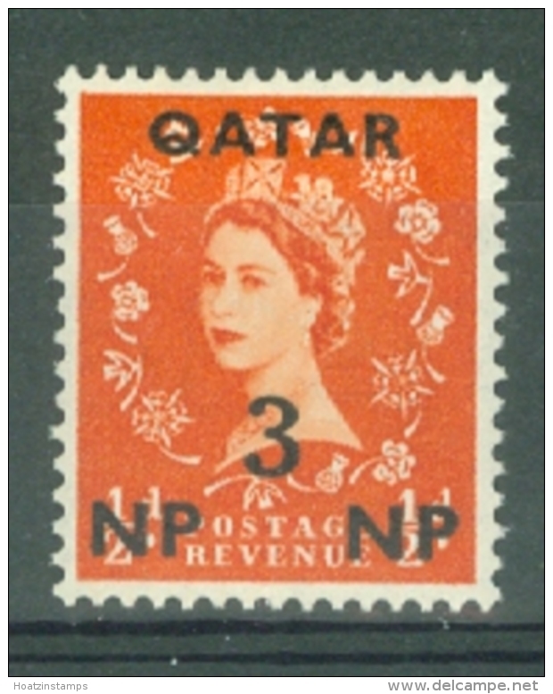 Qatar: 1957/59   QE II    SG2   3n.p. On &frac12;d    MH - Qatar