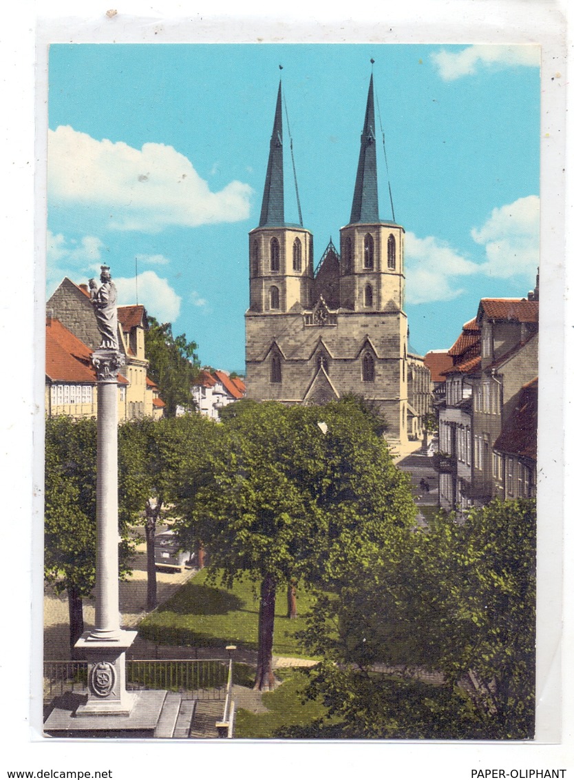 3408 DUDERSTADT, Eichsfeld, St. Cyriakuskirche Und Mariensäule - Duderstadt