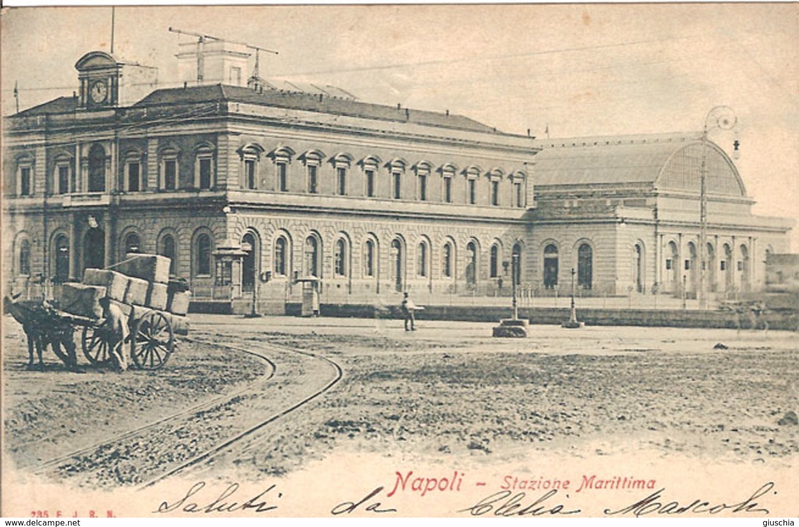 (C).Napoli.Stazione Marittima.F.to Piccolo.Viaggiata (c17) - Napoli (Naples)