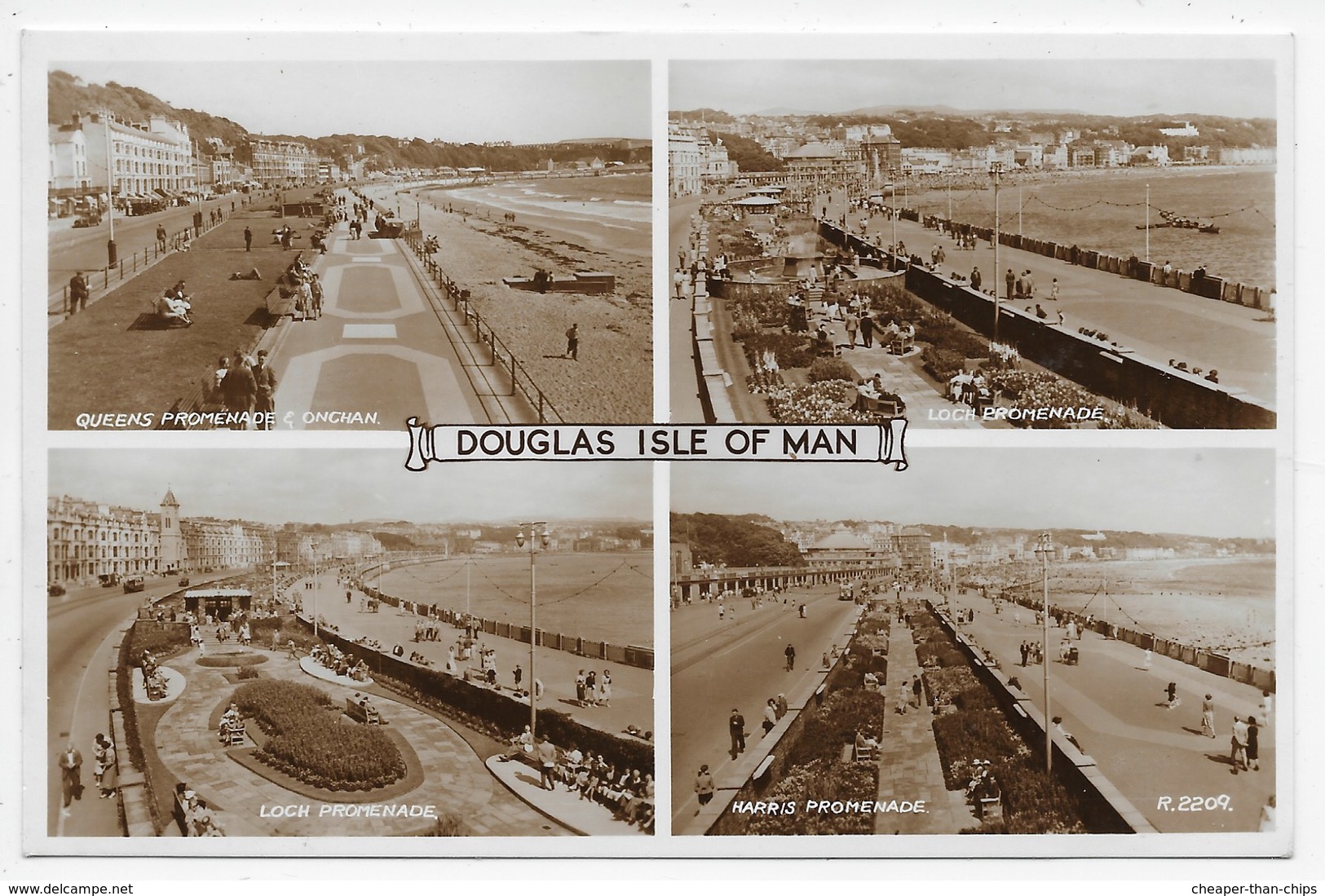 Douglas Isle Of Man - Valentine R.2209 - Isle Of Man