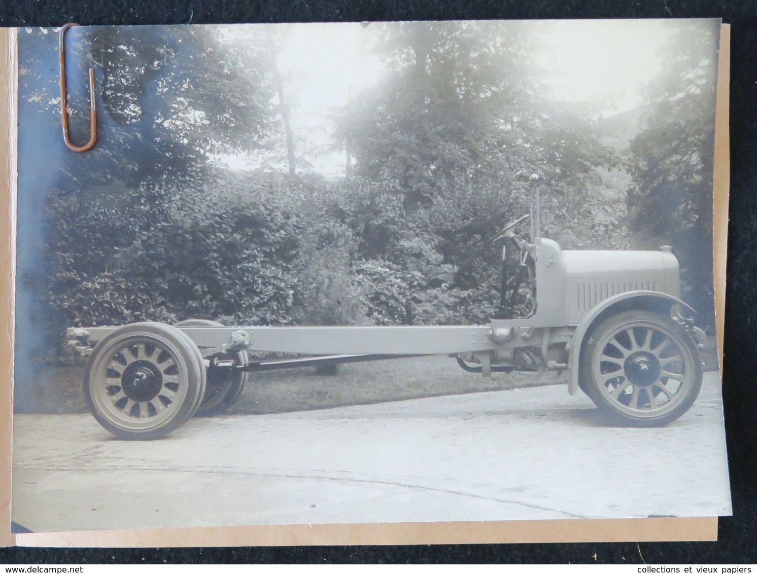 Photo Originale Camion SAURER 5 AD Chassis Nu Sur Bandage - Cars