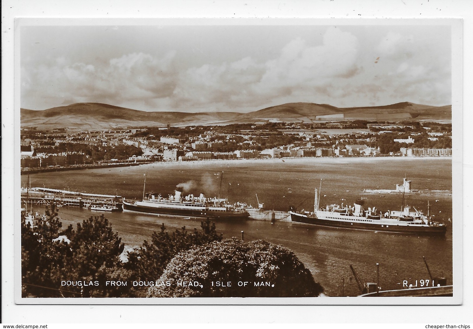 Douglas From Douglas Head, Isle  Of Man - Valentine R.1971 - Isle Of Man