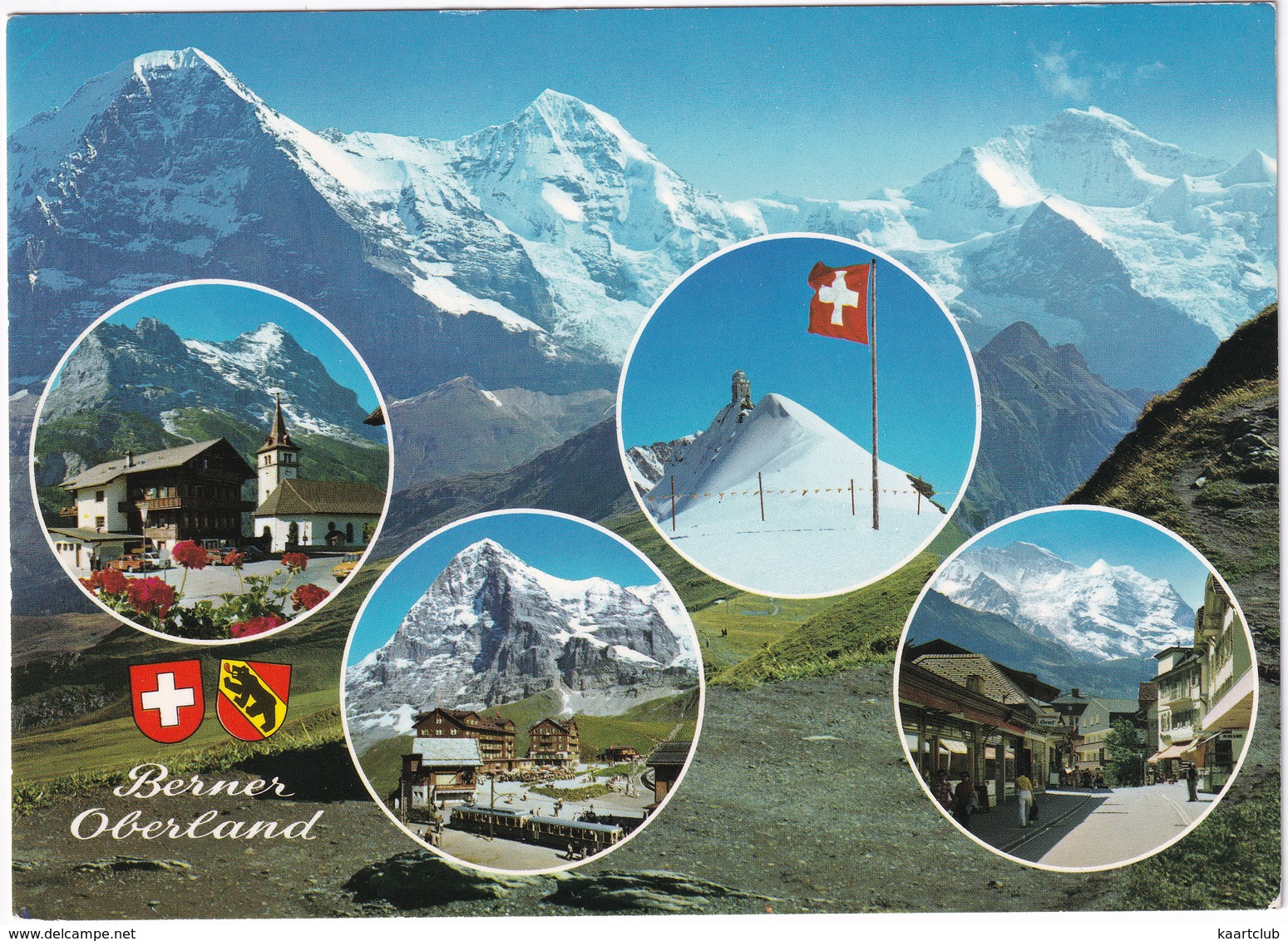 Berner Oberland - Grindelwald, Kleine Scheidegg, Jungfraujoch, Wengen   - (CH.) - Stations - Met Treinen