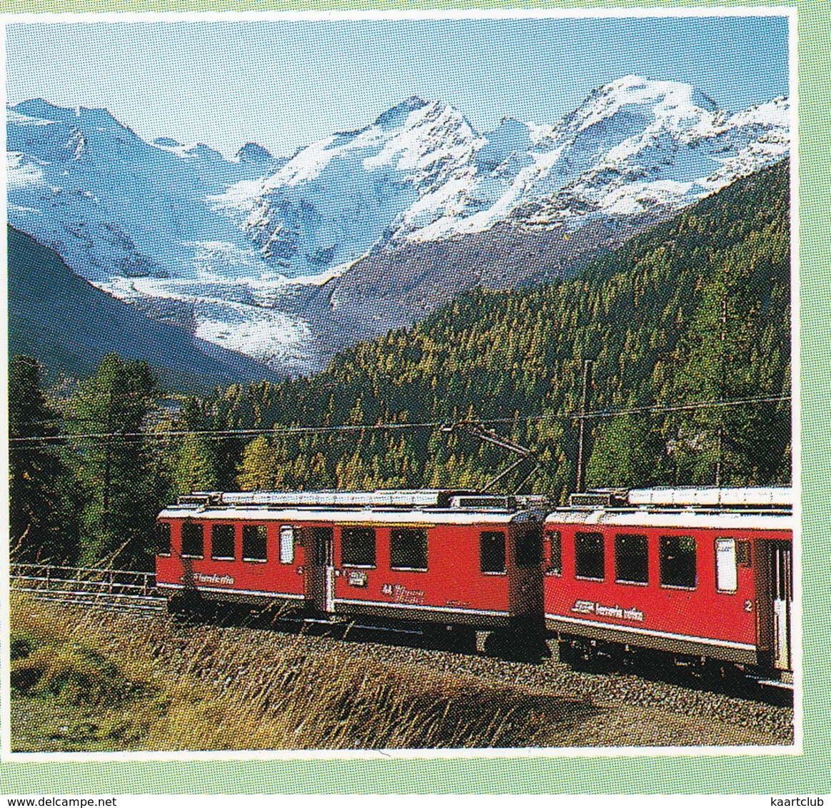 Oberengadin, St. Moritz - Bernina Bahn  - (CH.) - Treinen