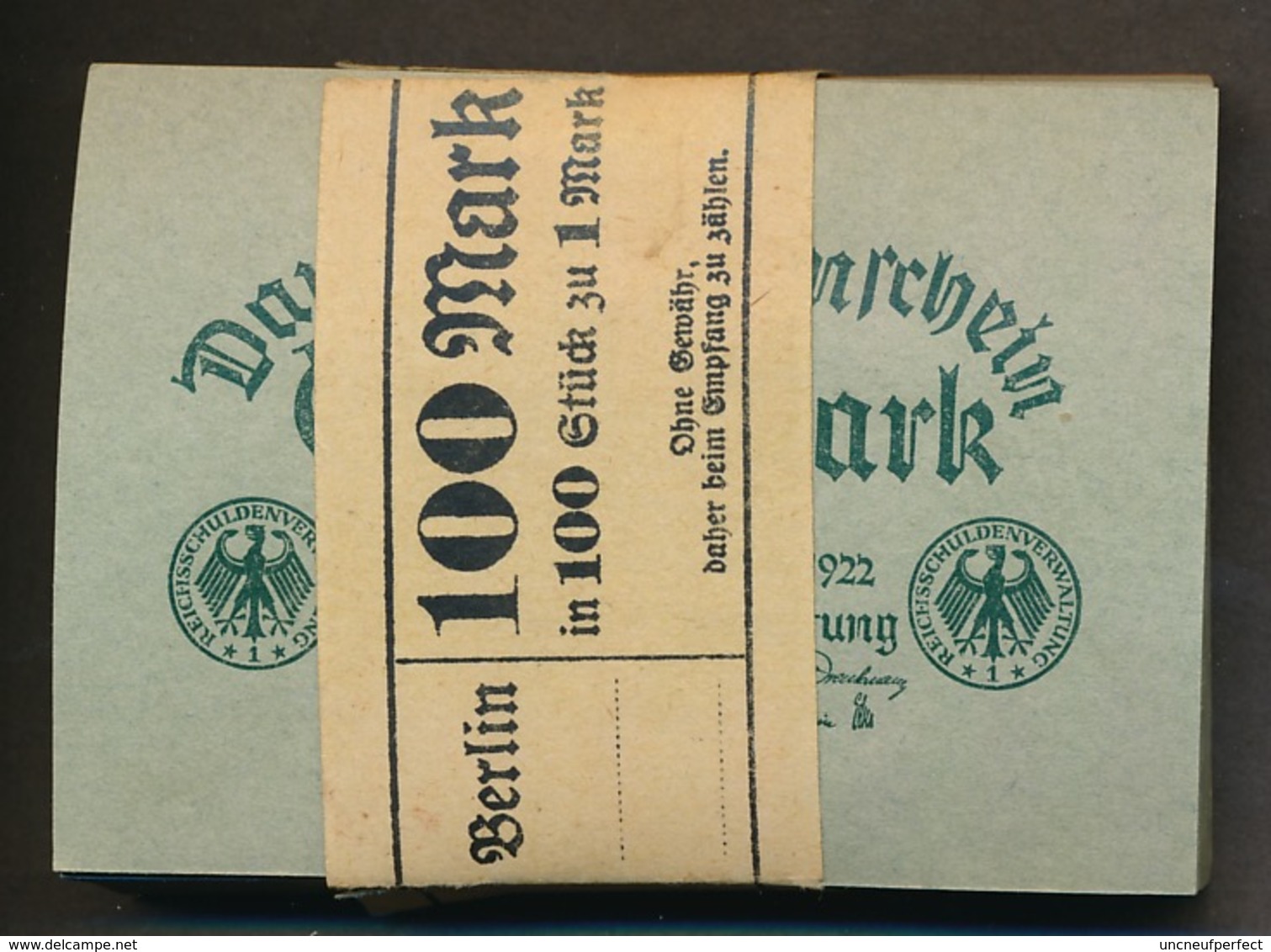 1 Mark 15/9/1922 * UNC * NEUF (PICK 61) Ro 73a - 1 Mark