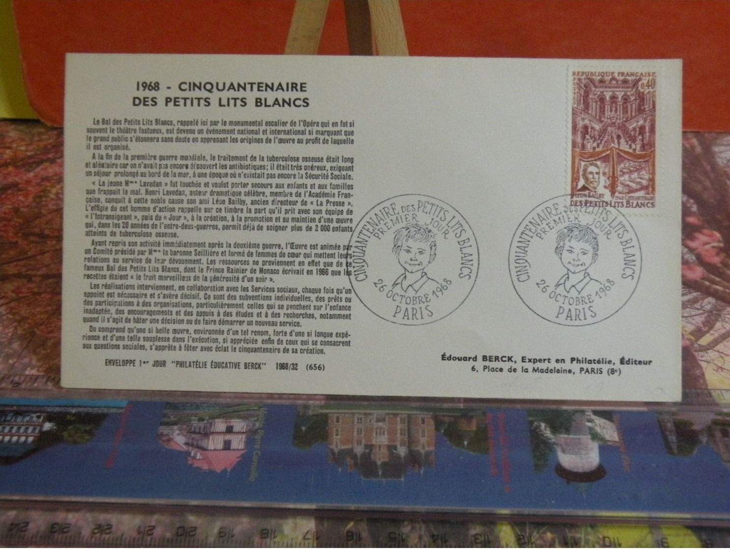 Bal Des Petits Lits Blancs  (75) Paris - 26.10.1968 FDC 1er Jour - Coté 1,50€ - 1960-1969