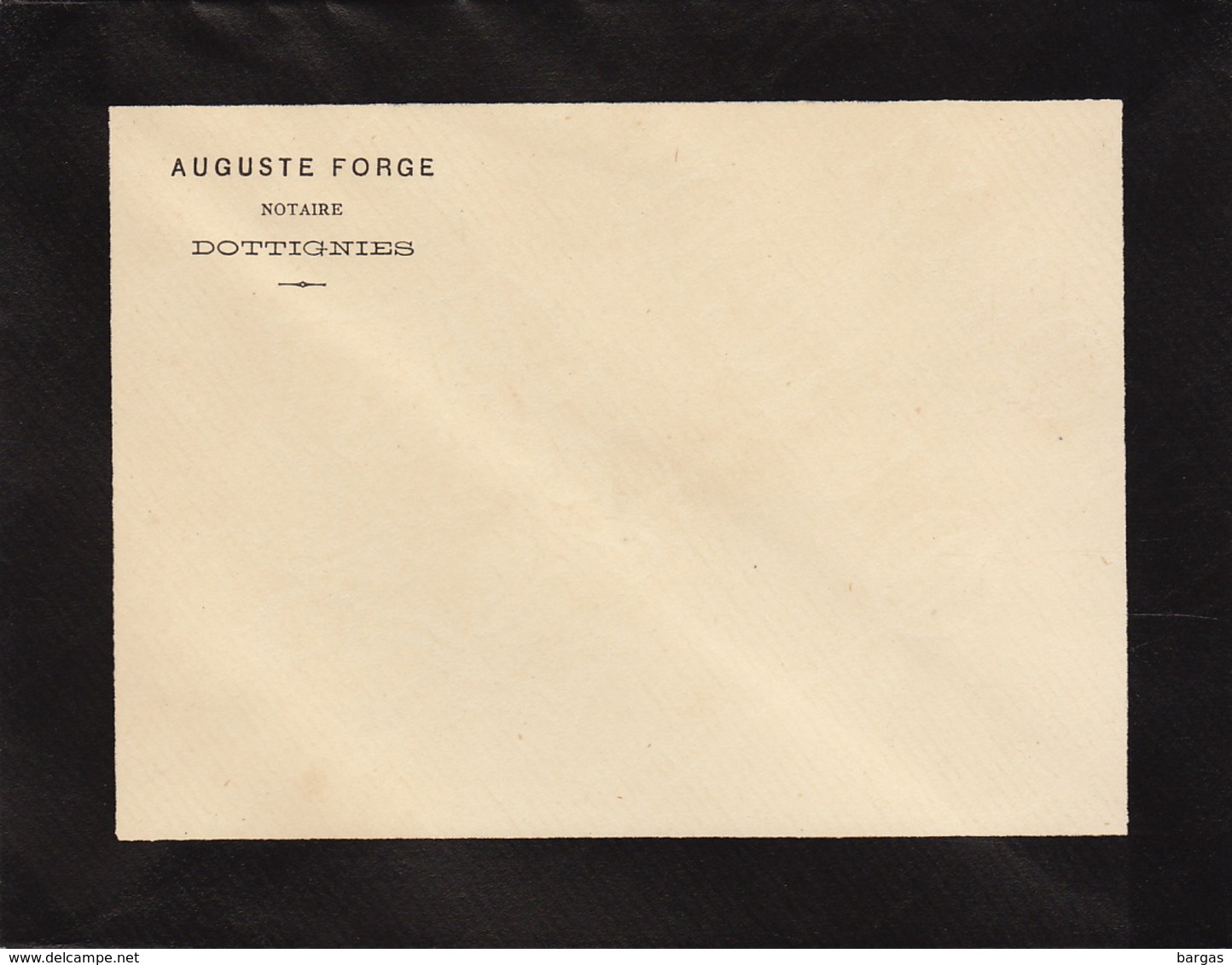 1893 Enveloppe Auguste Forge Notaire à Dottignies - 1800 – 1899