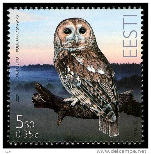 Estonia. Eurasian Tawny Owl (2009) - Owls