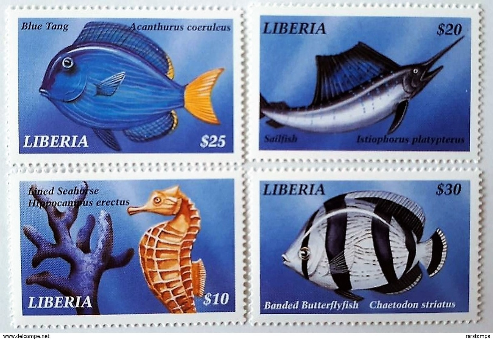 Liberia 1999** Mi.2711-14 Marine Life , MNH  [17;102] - Vie Marine