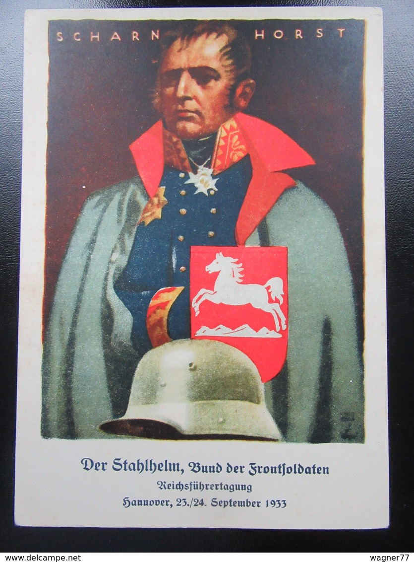 Postkarte Stahlhelmbund 1933 - Briefe U. Dokumente