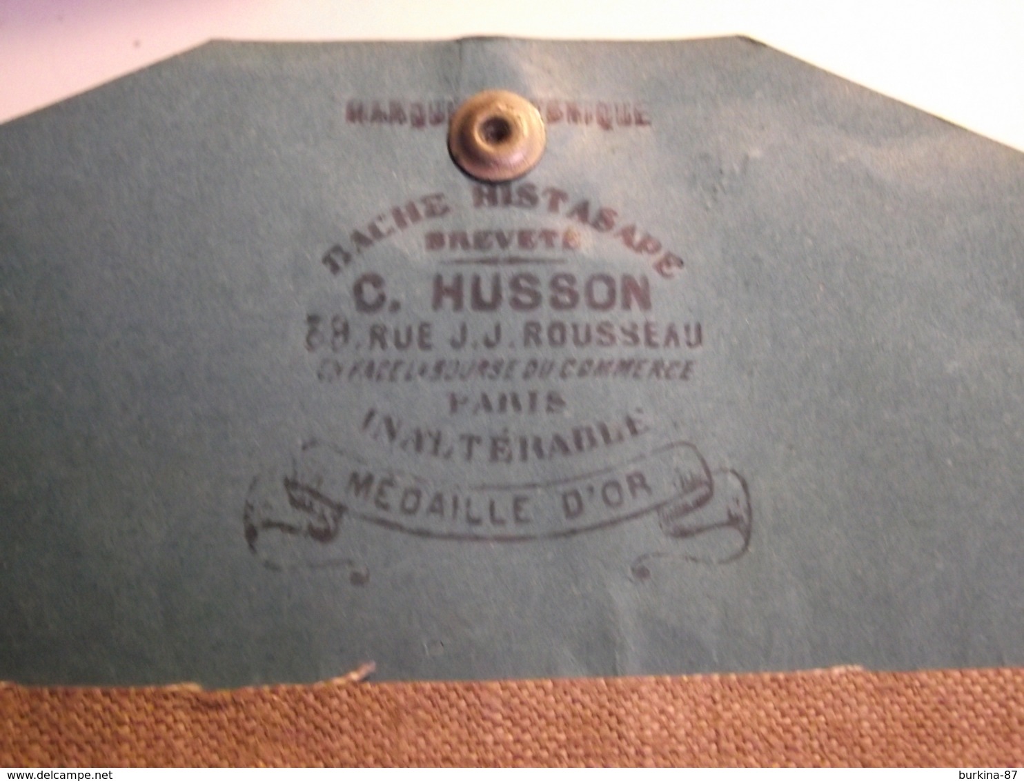 Bache, C. HUSSON, Publicité, échantillonnée, Vers 1920 ? - Publicités