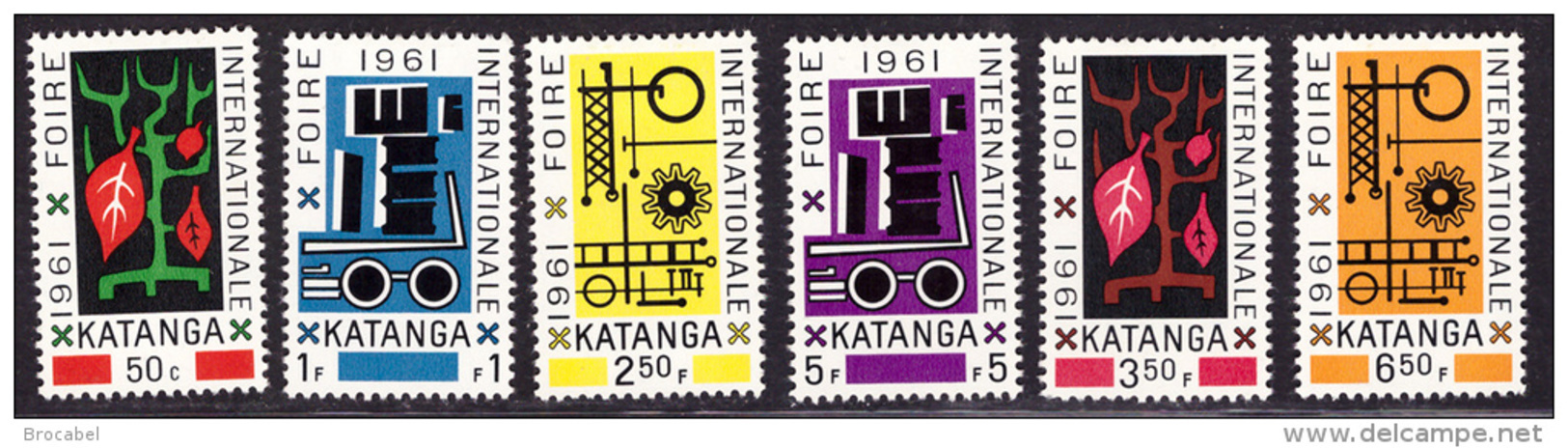 Katanga 0069/74** Foire Internationale -MNH - - Katanga