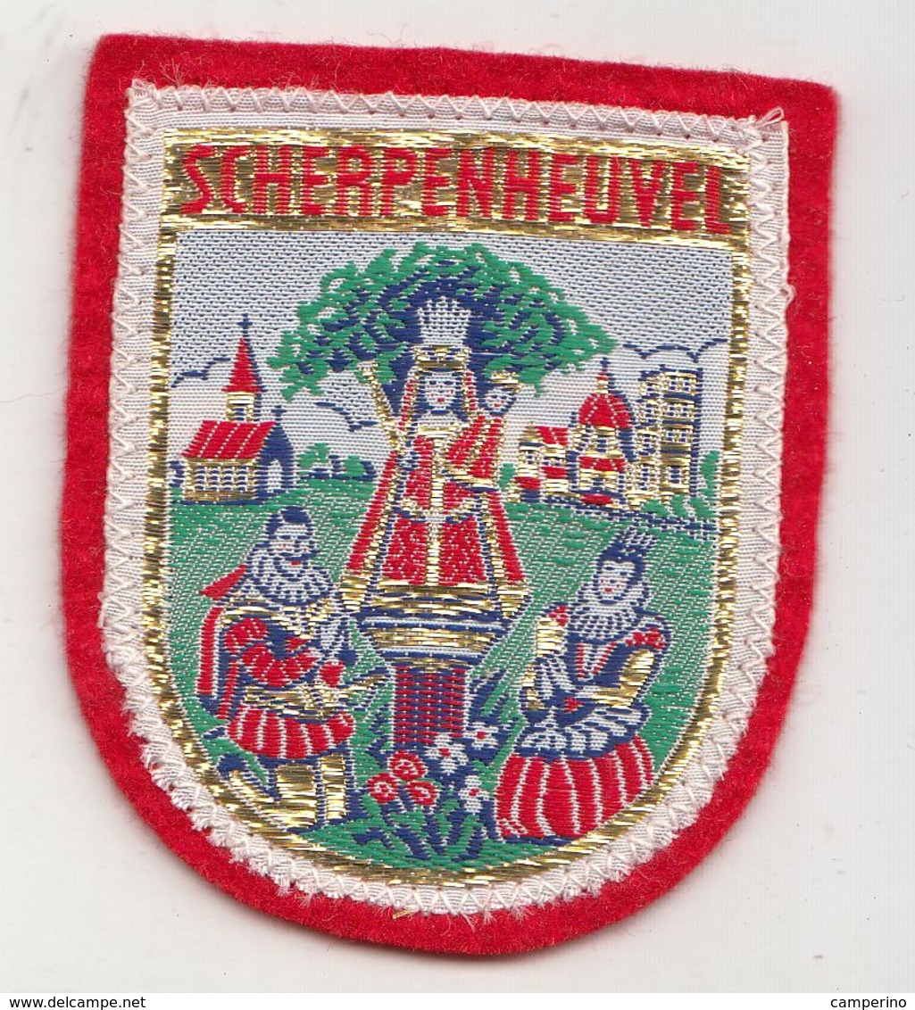 Scherpenheuvel Badge Ecusson En Velour O L V - Ecussons Tissu