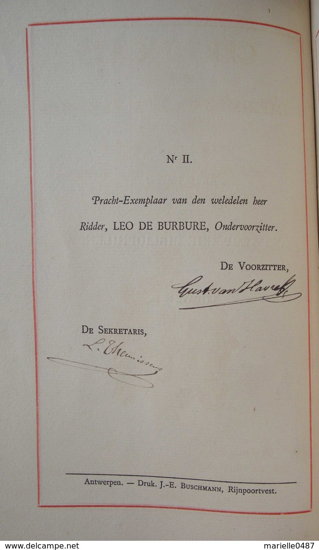 Certificats Délivrés Aux Imprimeurs Des Pays-Bas Par Christophe Plantin - 1801-1900