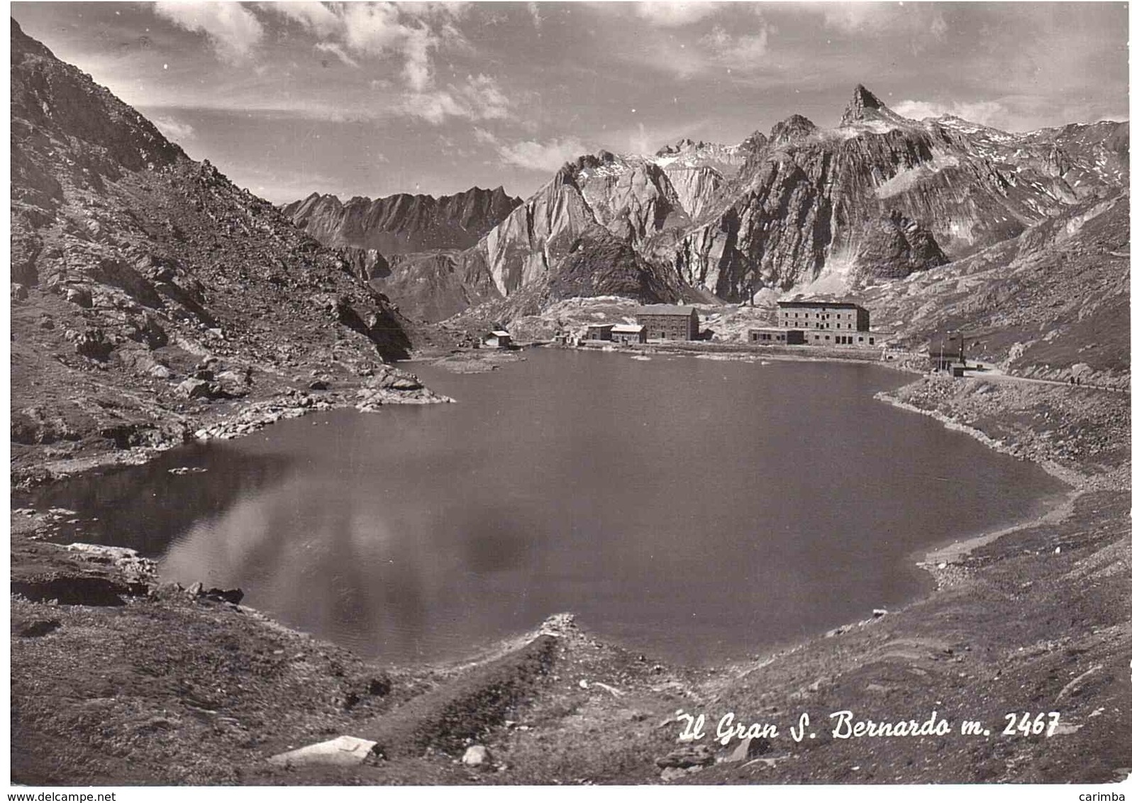 AOSTA LE LAC DU GRAND ST.BERNARD CART ANNULLO TARGHETTA OBBLIGAZZIONI.... - Altri & Non Classificati