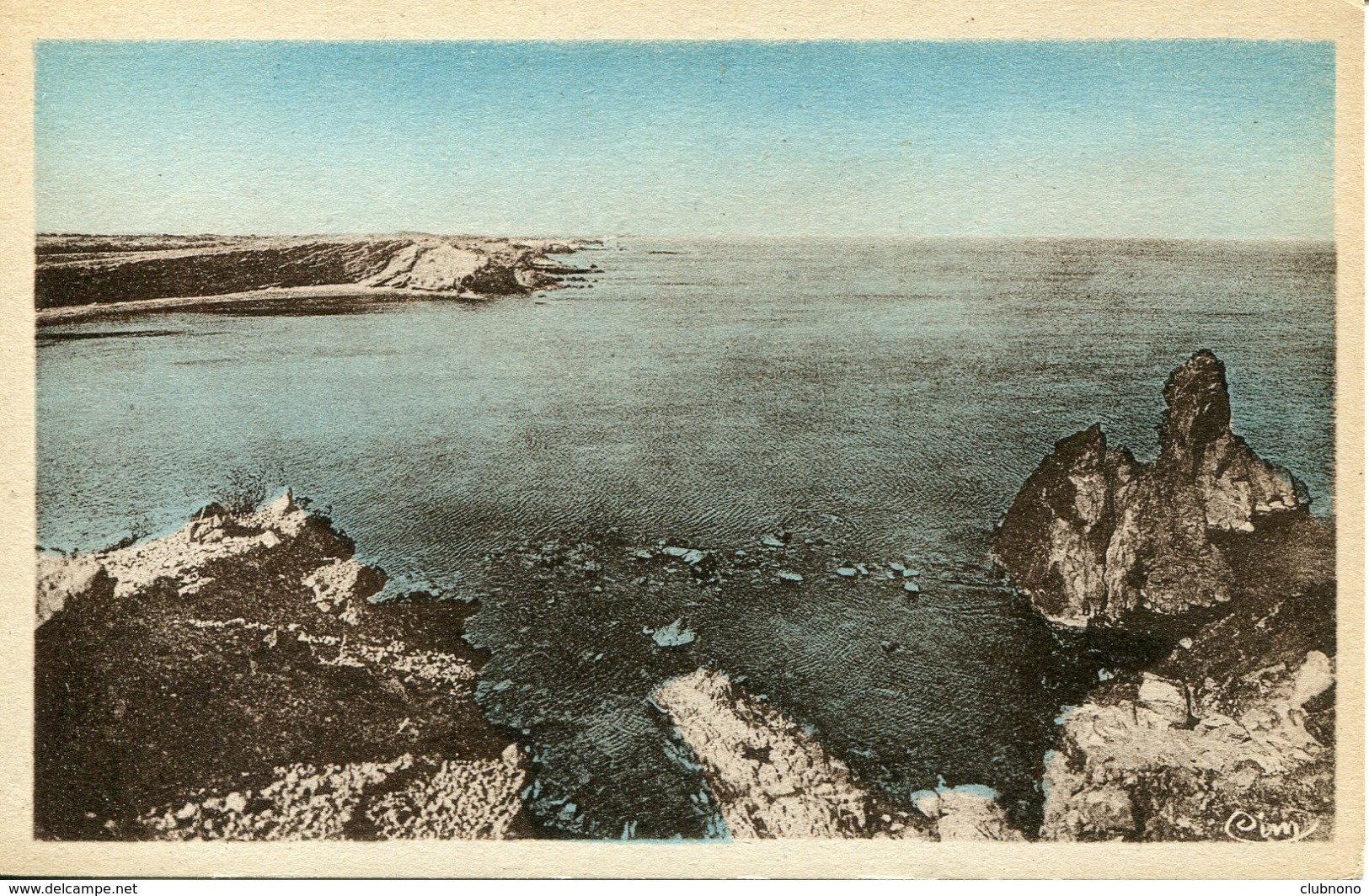 CPA -  ADGE-SUR-MER - LE CAP ROCHER DES DEUX FRERES ET LA CONQUE - Agde