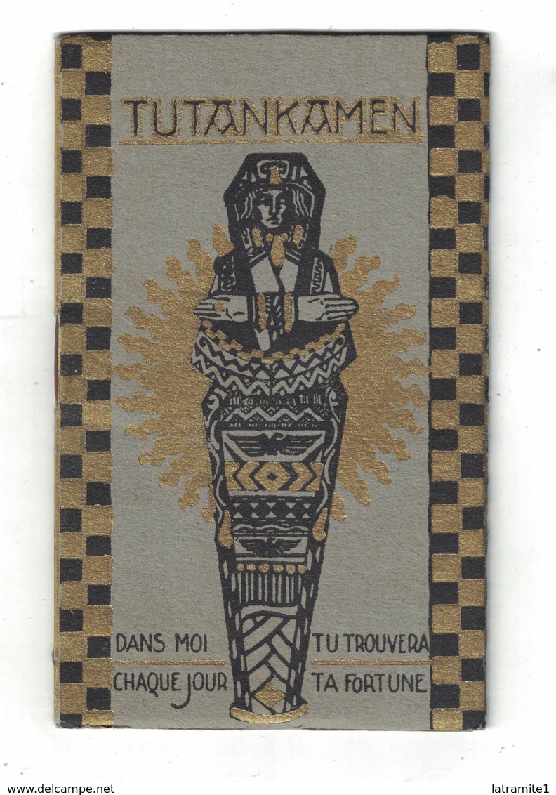 CALENDARIETTO ALMANACCO  FONTANELLA MILANO 1924  TUTANKAMEN  Illustratore CODOGNATO - Autres & Non Classés