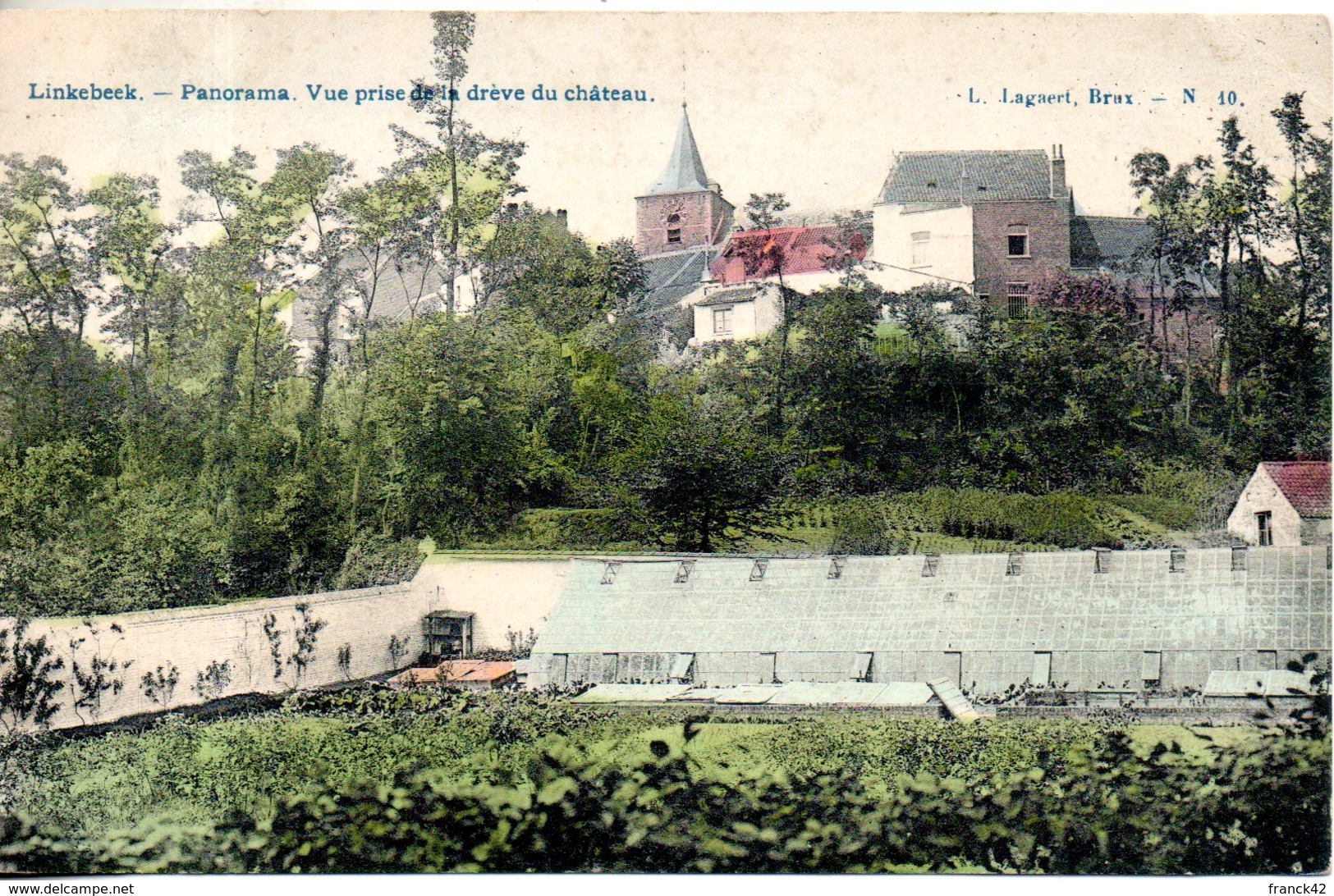 Belgique. Linkebeek. Panorama. Vue Prise De La Drève Du Chateau - Linkebeek