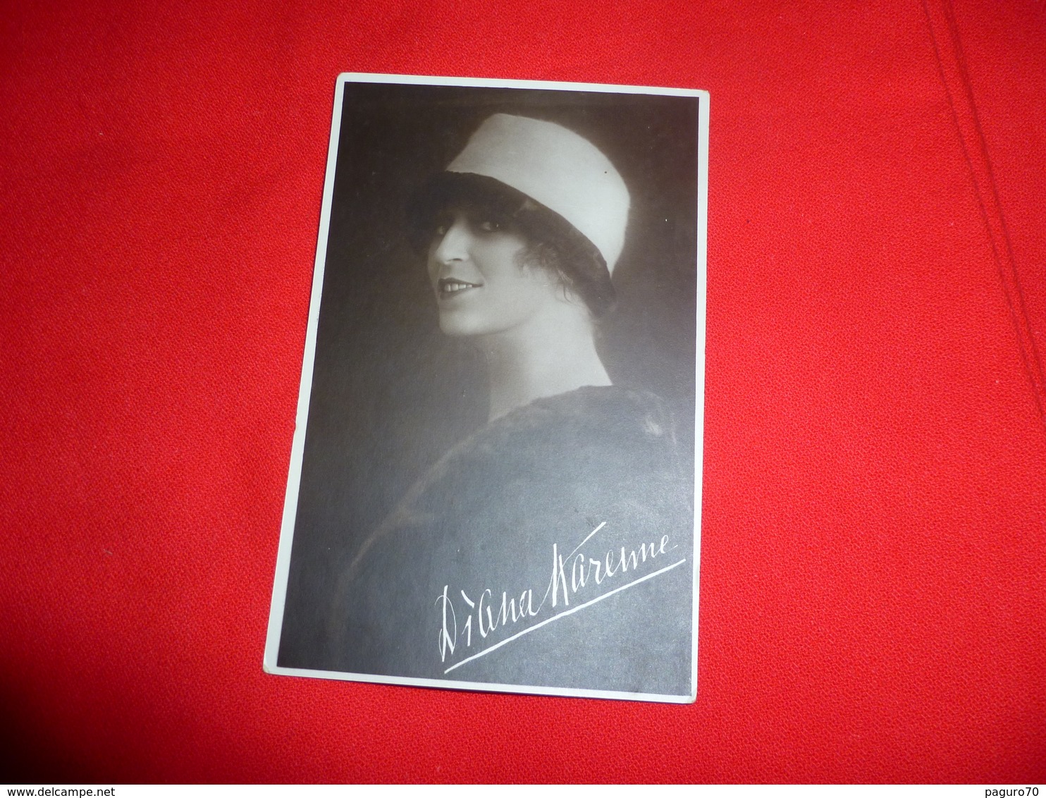 Cartolina Diana Karenne Attrice - Donne Celebri