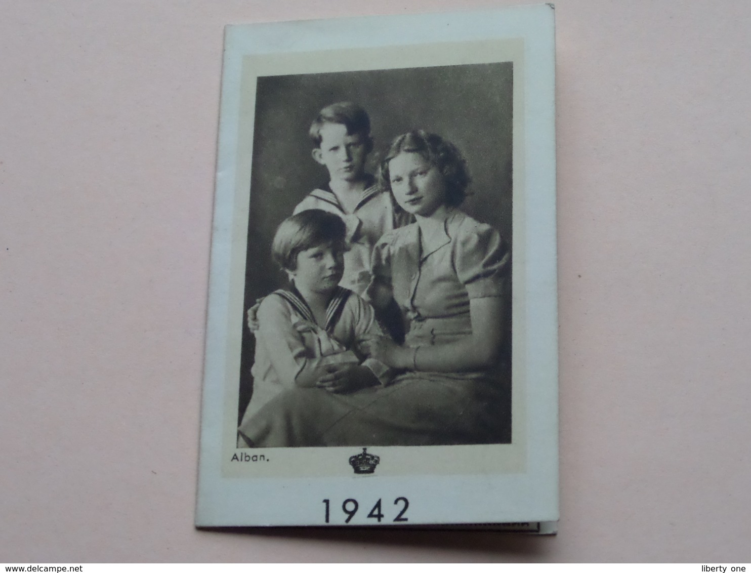 1942 > Koninklijke Familie ( Zie Foto's Voor Detail > Alban / Kunst L.A.B. Brussel ) ! - Tamaño Pequeño : 1941-60