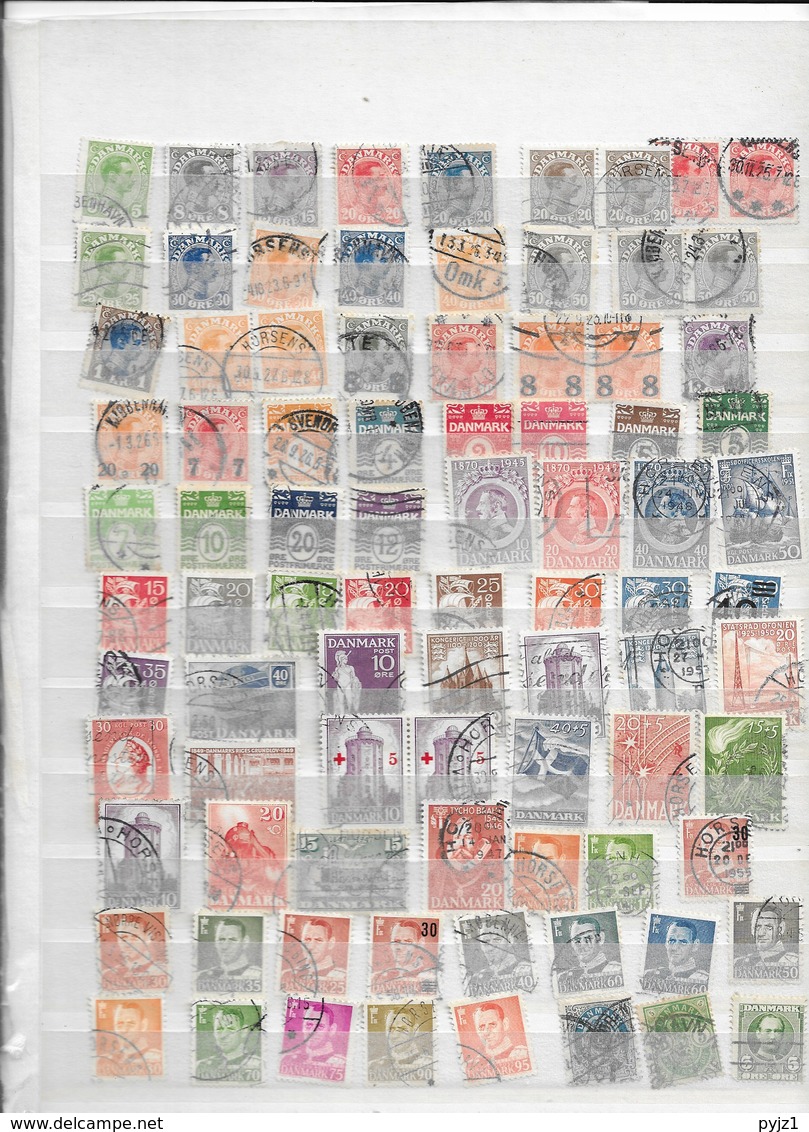 Denmark, USED Collection (6 Scans) - Collections (without Album)