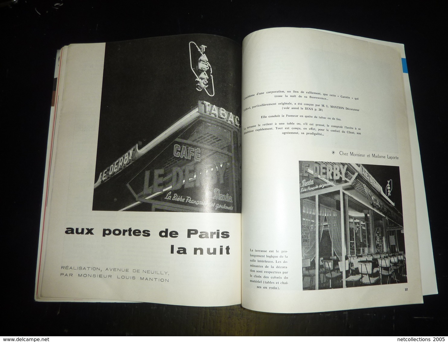 LA REVUE DES DEBITS DE TABACS N°1 OCTOBRE 1958 CAROTTE MODERNE + DEPLIANT CIGARETTE GITANE GAULOISE PHILIP MORRIS (AD)