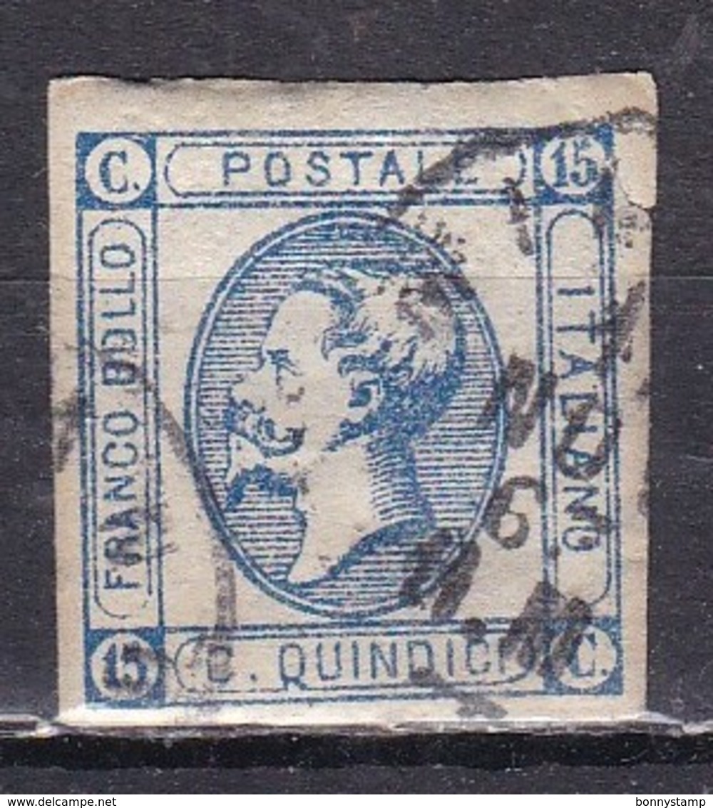 Regno D'Italia, 1863 - 15 Cent Vittorio Emanuele II° - 2° Tipo - Nr.13 Usato° - Usati