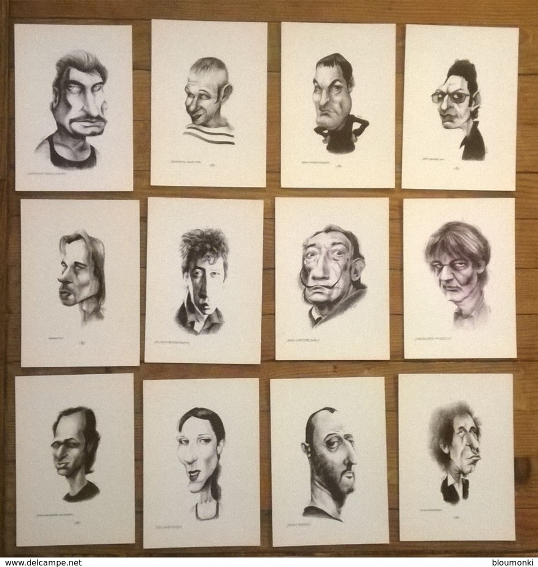 Lot De 12 Cartes Postales / CARICATURES / Eric ALARD - Autres & Non Classés