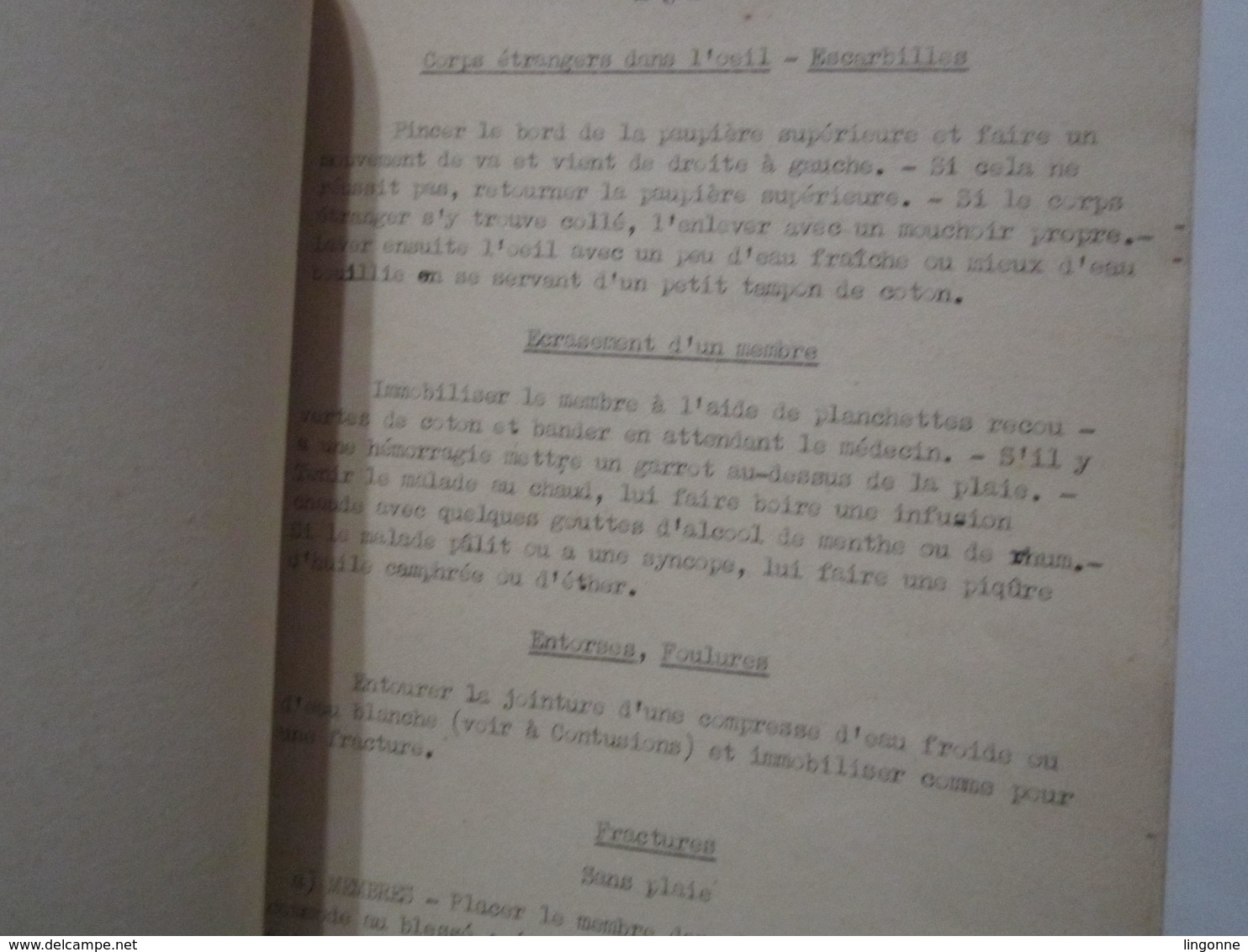 RARE MILITARIA RÉPUBLIQUE FRANÇAISE GOUVERNEMENT DE L’ALGÉRIE DÉFENSE DES SOLS - SOINS A DONNER - 17 PAGES - Français