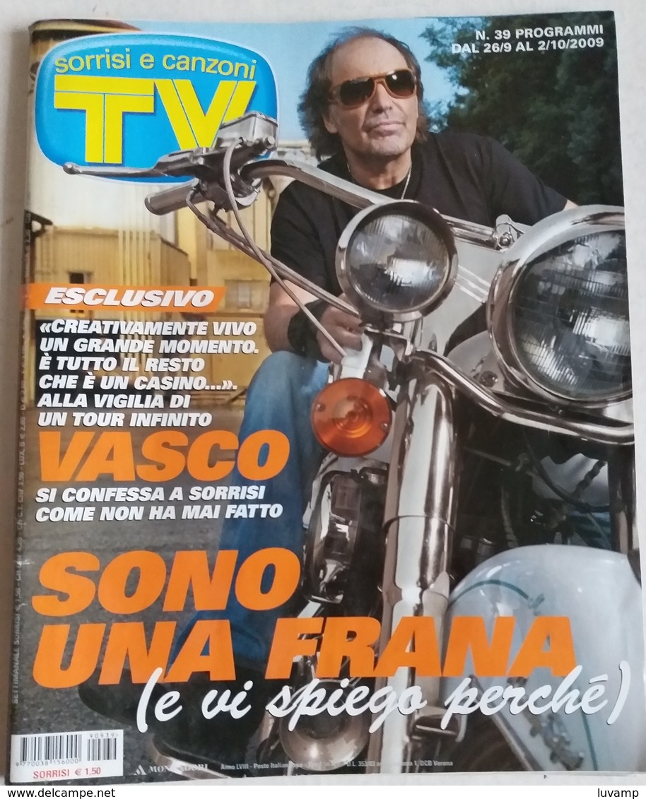 VASCO ROSSI -SORRISI E CANZONI -   N. 39   SETTEMBRE  2009 (40119) - Pictures