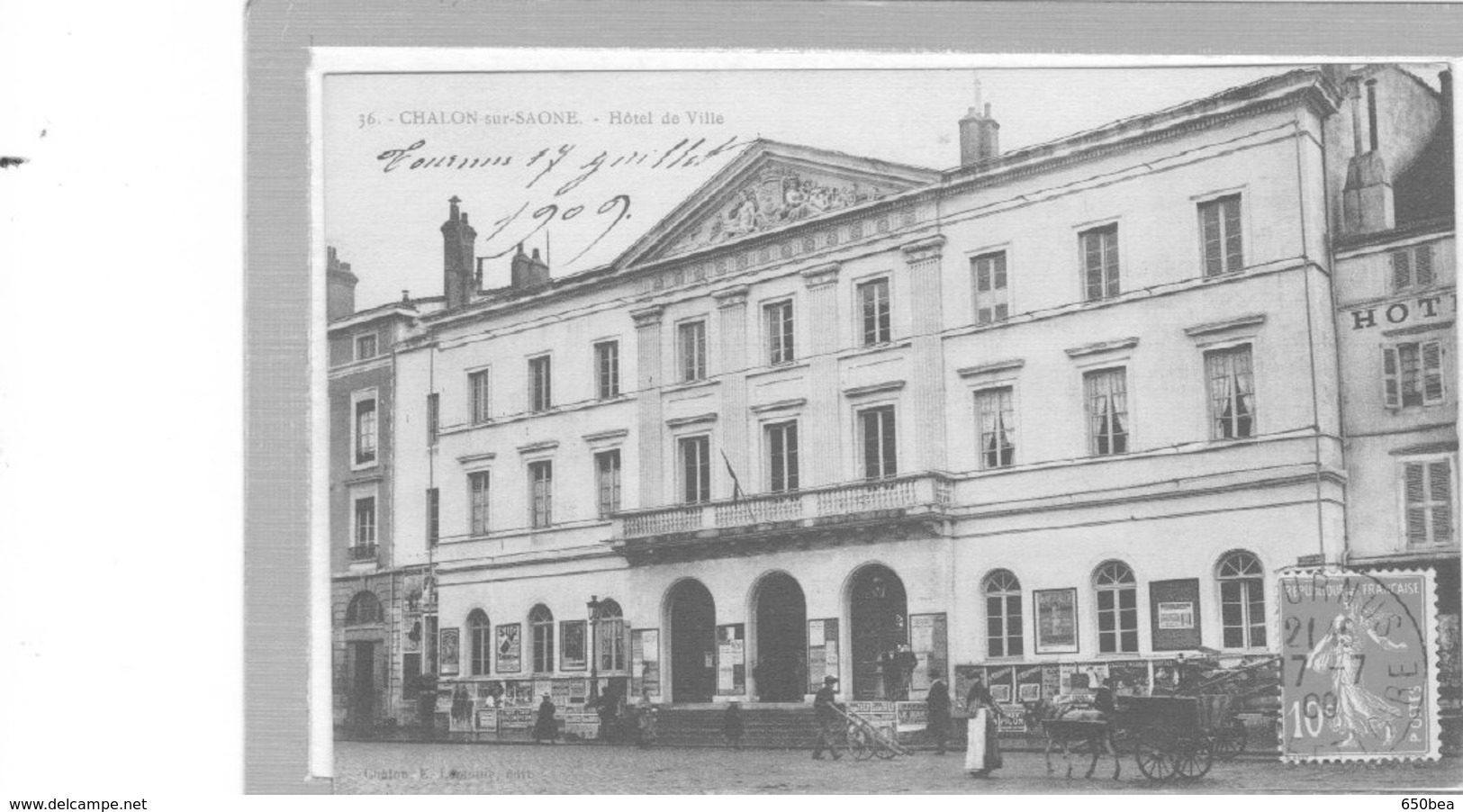 Chalon Sur Saône.L'Hotel De Ville - Chalon Sur Saone