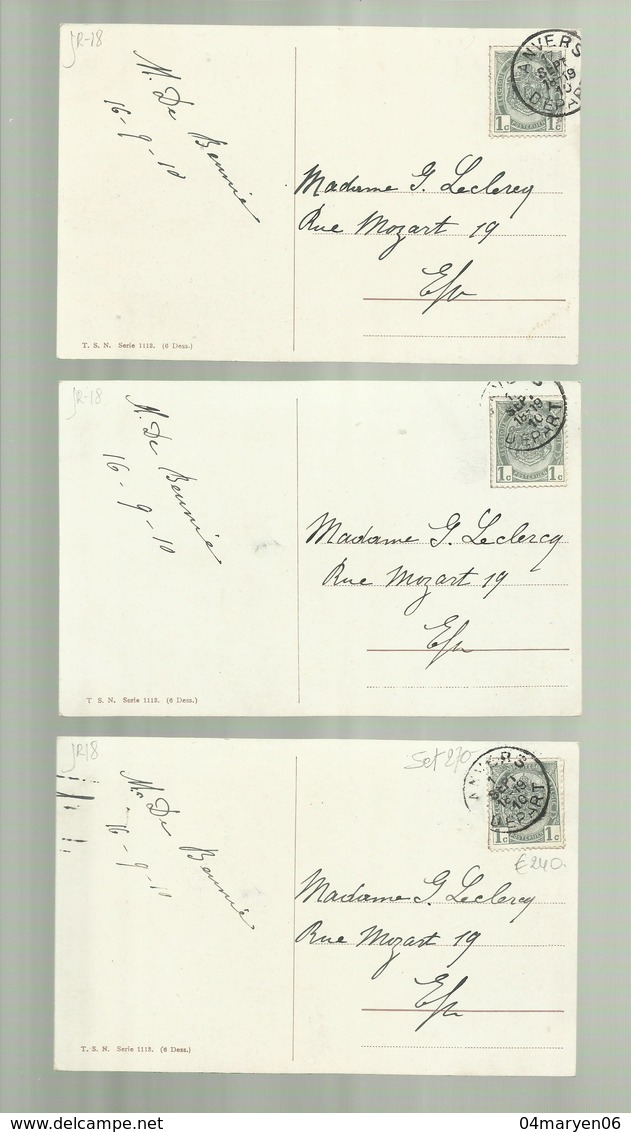 -  **  6  X  ARTHUR  THIELE * = VOLLEDIGE  SERIE  -NR. / 1118 - Thiele, Arthur