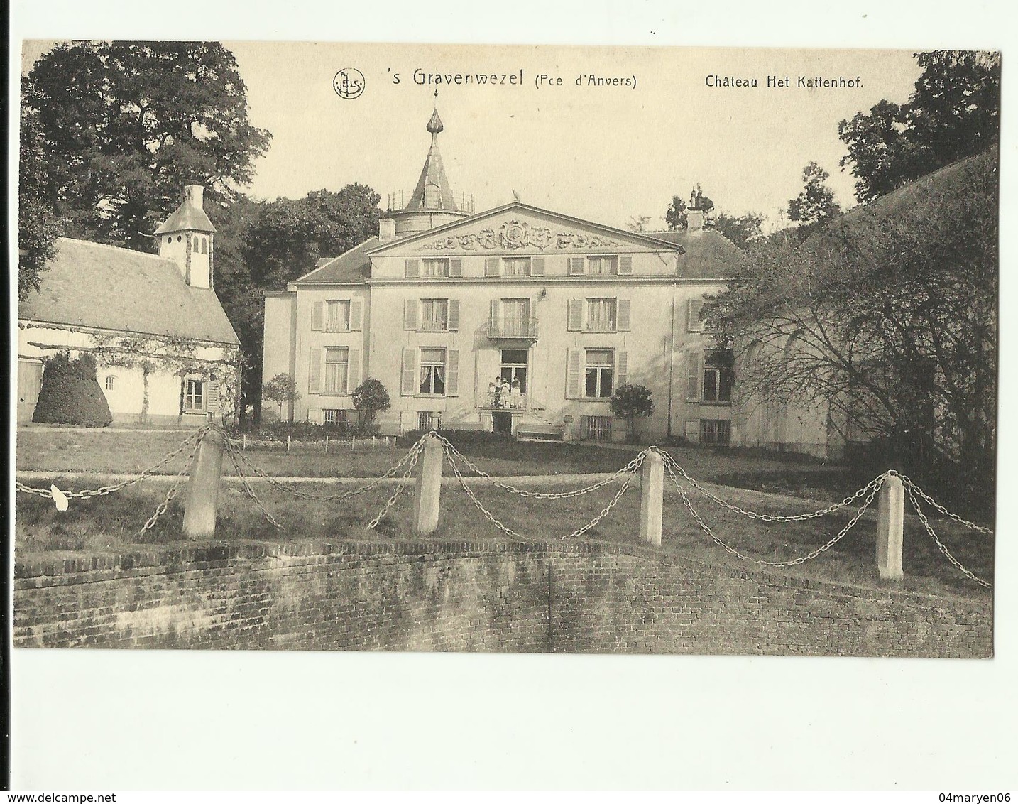 **1 X 'sGRAVENWEZEL         .** - " Chateau  - Het  Kattenhof   " - Schilde