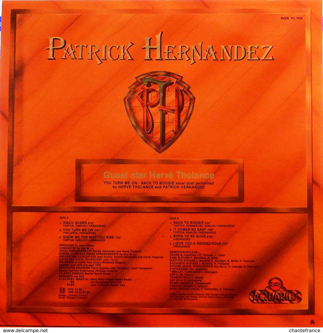 Patrick Hernandez 33t. LP "born To Be Alive" - Disco, Pop