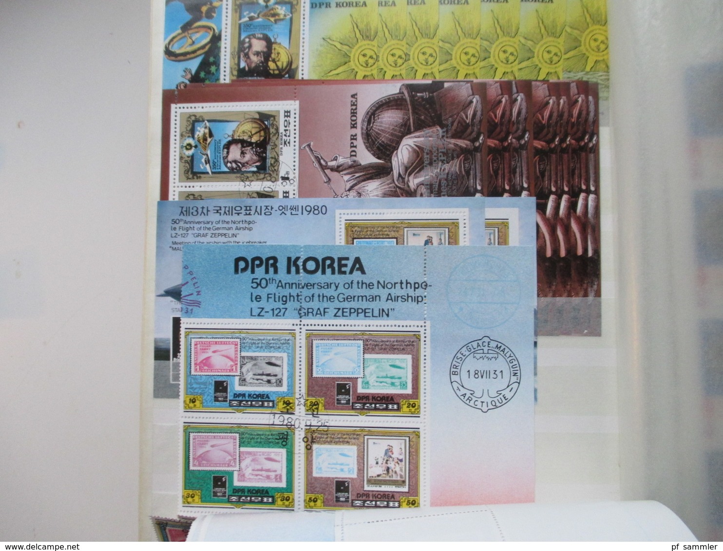 Korea ca. 1975-84 Hunderte gestempelte Marken / Blocks / Kleinbogen / tolle Motive! Absolute Fundgrube! Auch ungezähnte