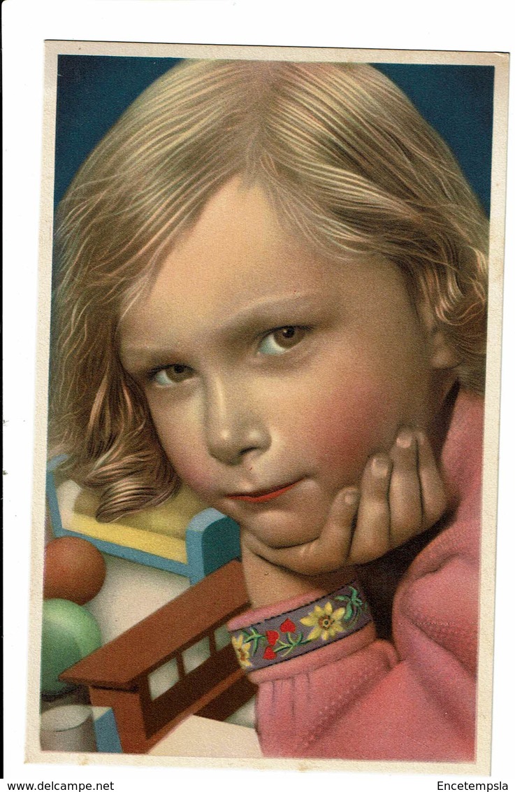 CPA - Carte Postale - Belgique - Portrait D'une Petite Fille Pensive S4787 - Portraits