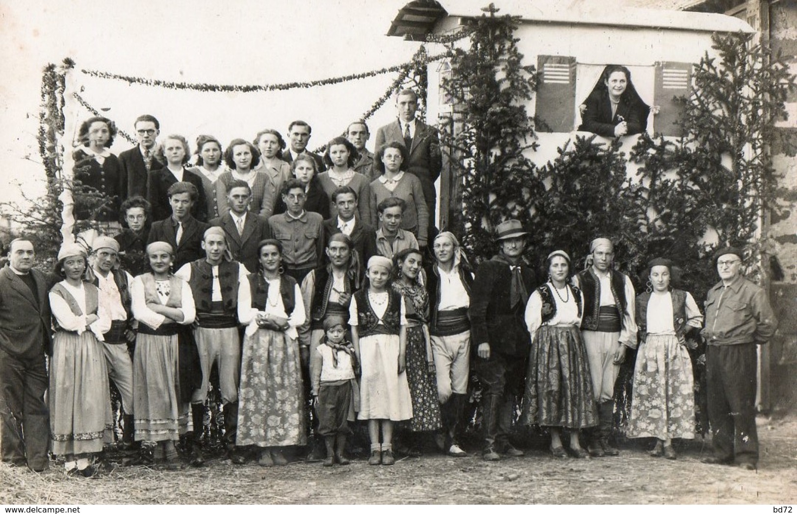 Cpa : " GITANIA " Char De LA BAZOGE, Avril 1948, Fete De La Terre à NEUVILLE - Autres & Non Classés