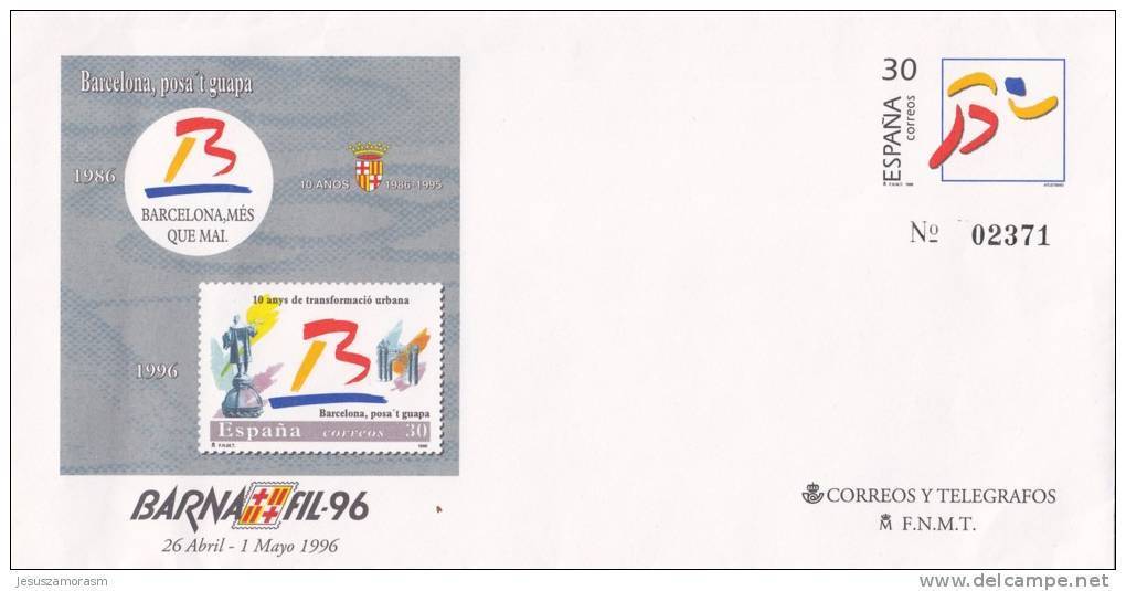 España Sobre Entero Postal Nº 32 - 1931-....