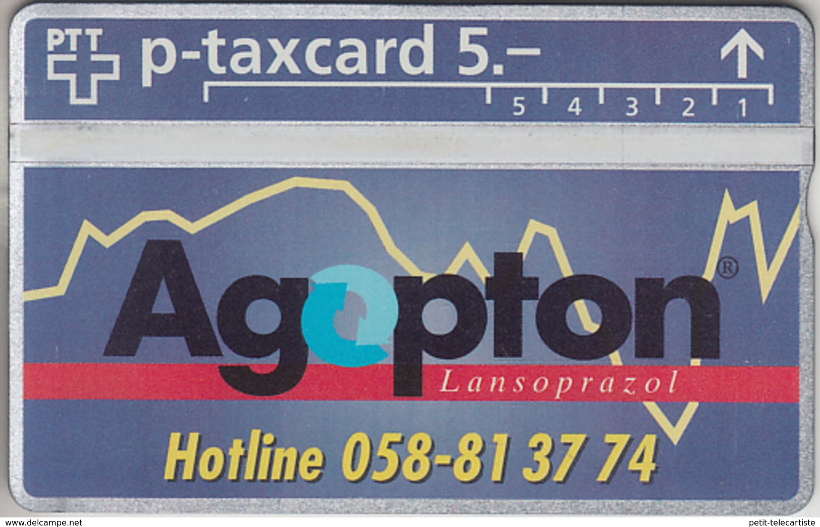 SUISSE - PHONE CARD - °TAXCARD-PRIVÉE *** AGOPTON - PHARMA *** - Svizzera