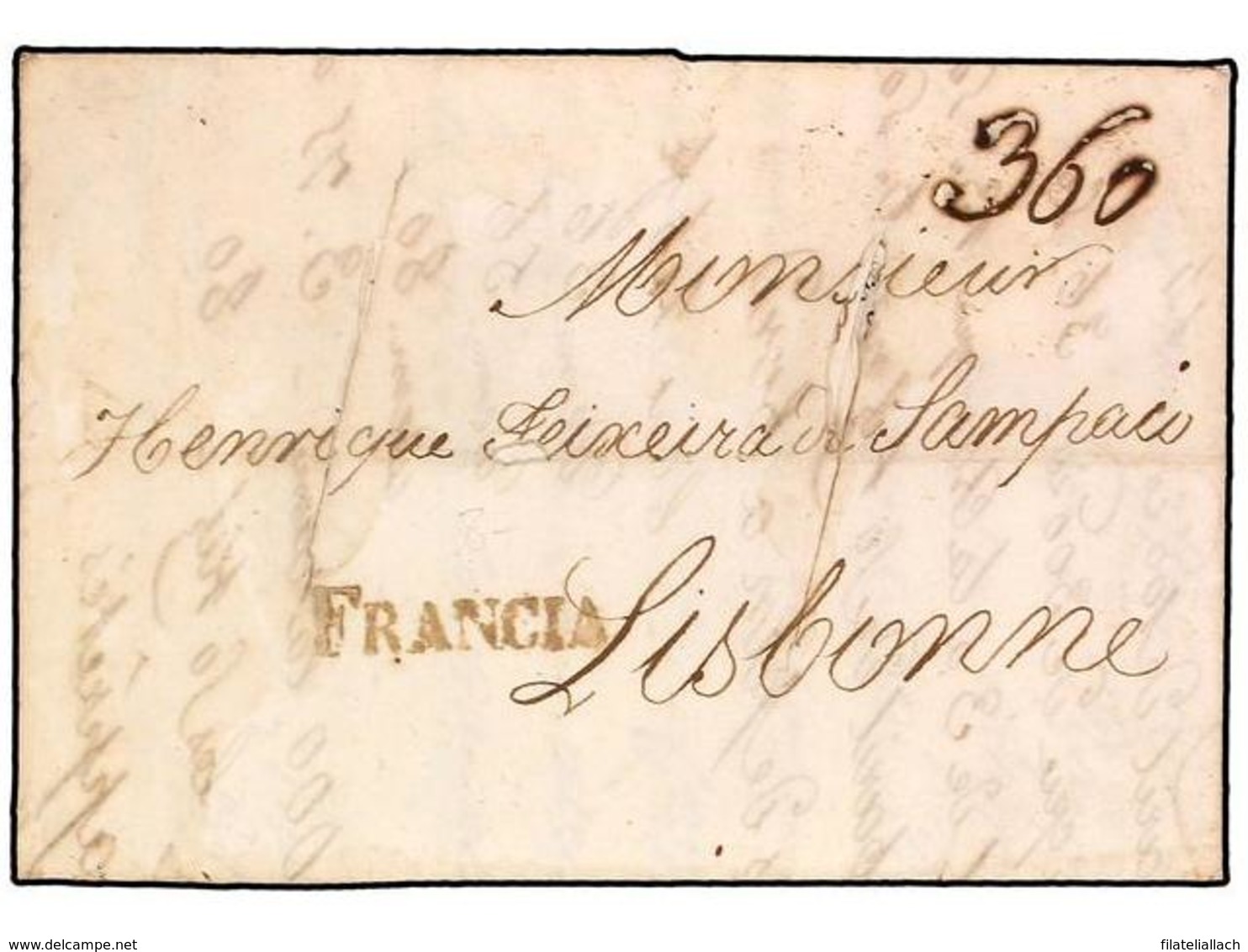 SPAIN: PREPHILATELIC MARKS  DP11 VIZCAYA - ...-1850 Prefilatelia