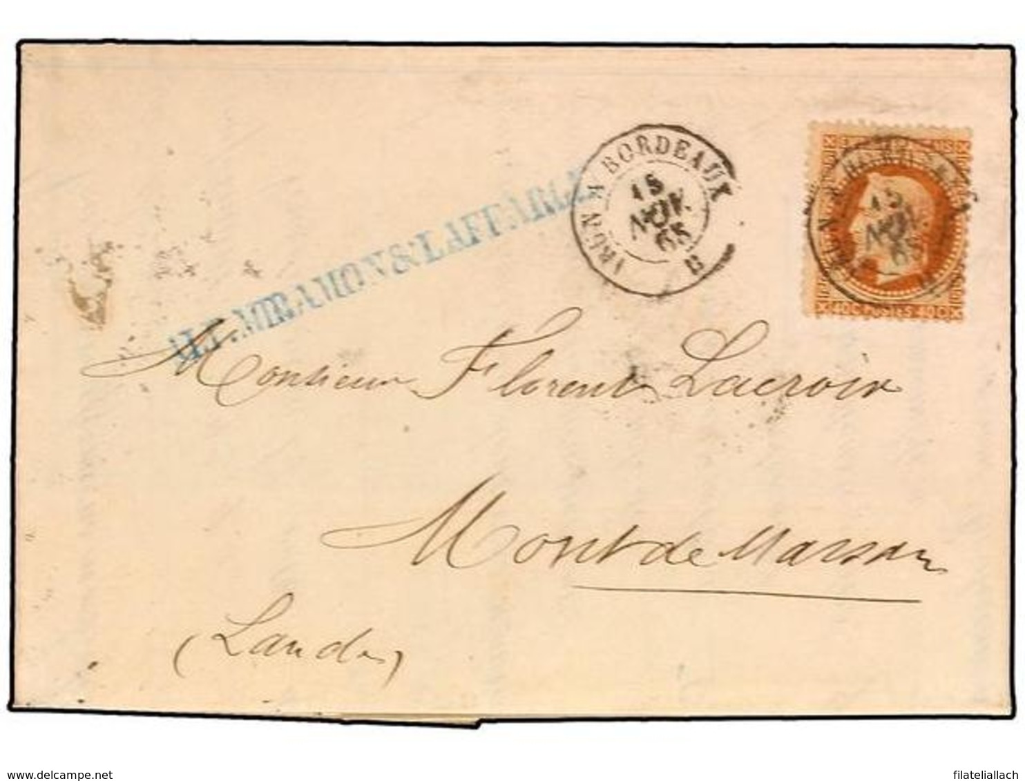 SPAIN: PREPHILATELIC MARKS  DP11 VIZCAYA - ...-1850 Prephilately