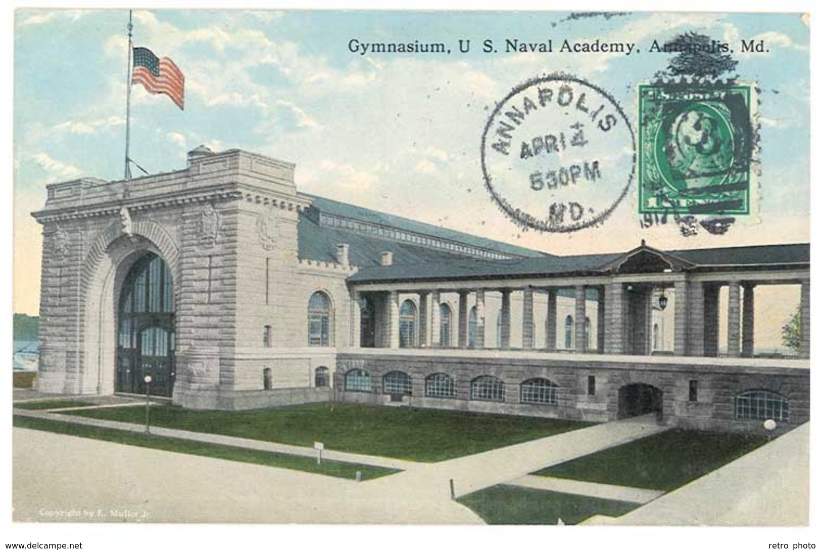 Cpa Etats-Unis / Usa - Annapolis - Gymnasium, U.S. Naval Academy - Annapolis