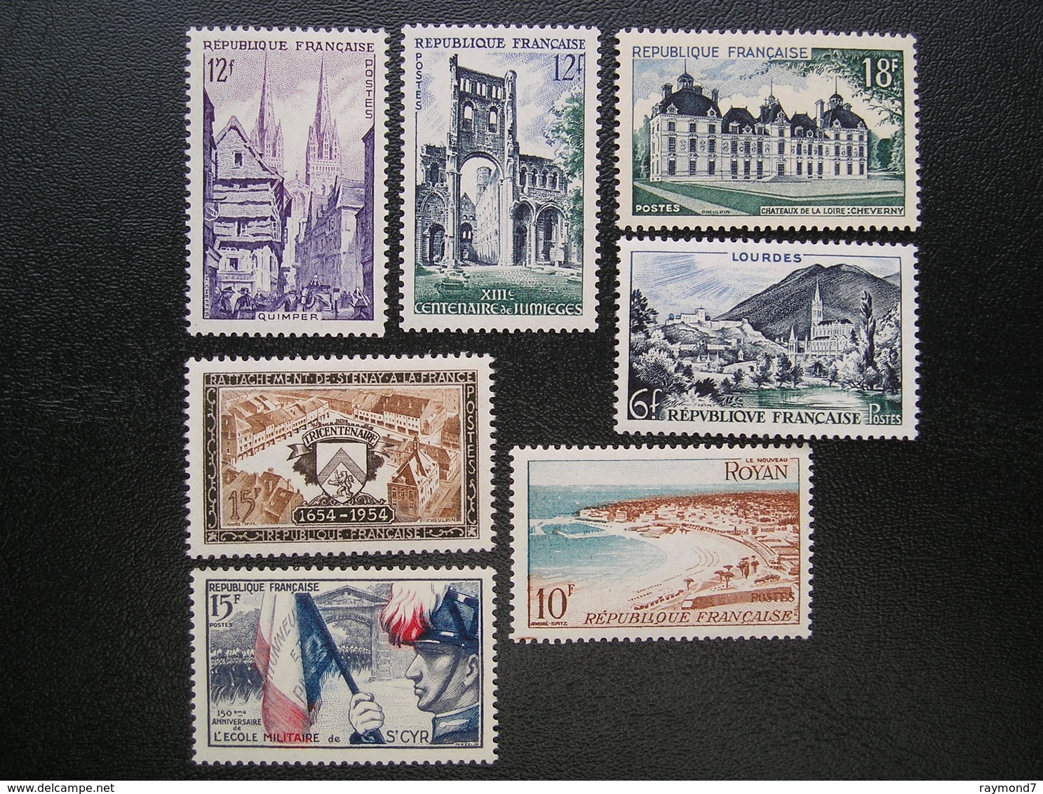 Lot De 7 Timbres Sites Et Monuments   NEUF** - Altri & Non Classificati