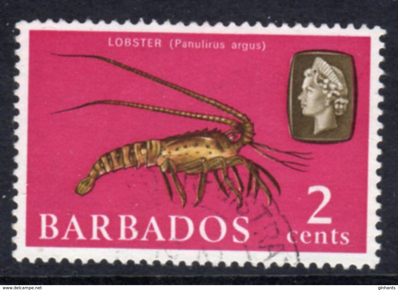 BARBADOS - 1965 2c DEFINITIVE STAMP WMK W12 UPRIGHT REF A USED SG 323 - Barbados (...-1966)