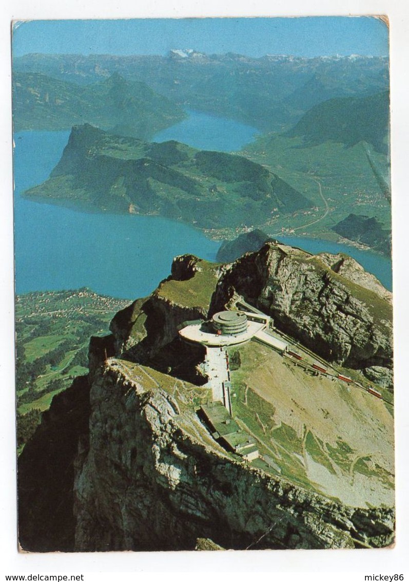 Suisse-LU-KRIENS-1972-PILATUS-KULM 2132m-timbre EUROPA --cachet STANSSTAD - Kriens