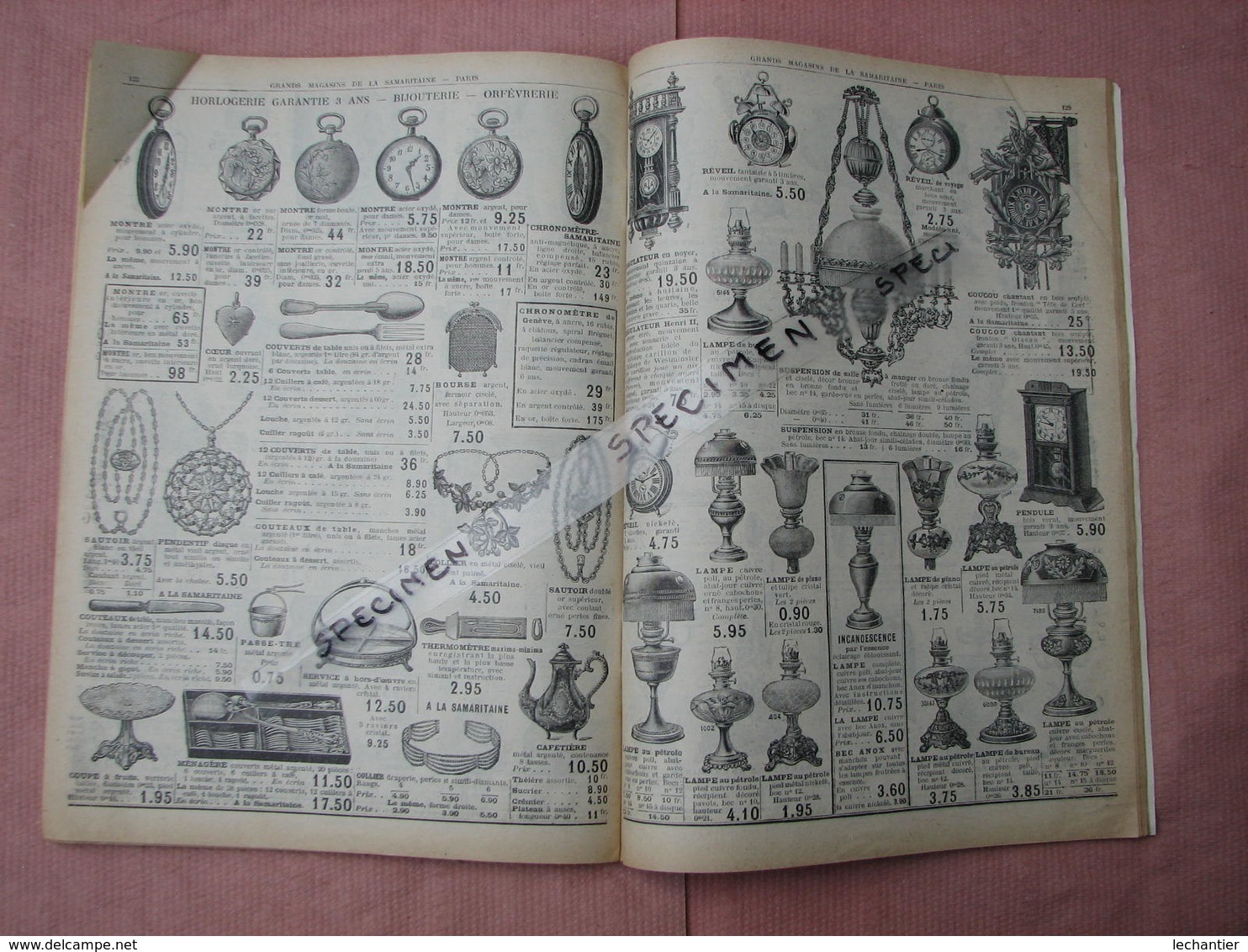La Samaritaine 1910 /1911 Catalogue Hiver 160 Pages 185X260 Mode Et Divers + Documents Divers  .B.E. - Textile & Vestimentaire